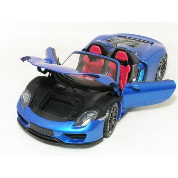 ○ 1/18 ポルシェ 〓 918 スパイダー / ブルー メタリック Porsche
