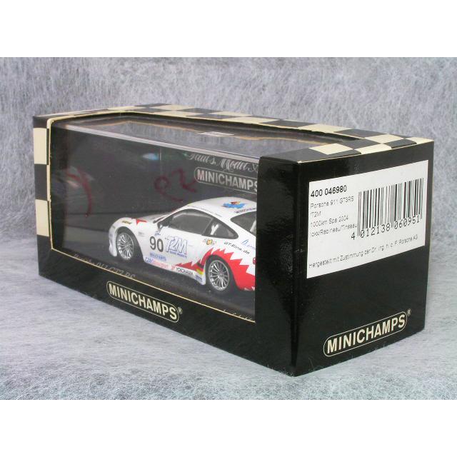 ミニチャンプス ○ 1/43 ポルシェ 〓 911 ( 996 ) GT3 RS / バニーナ