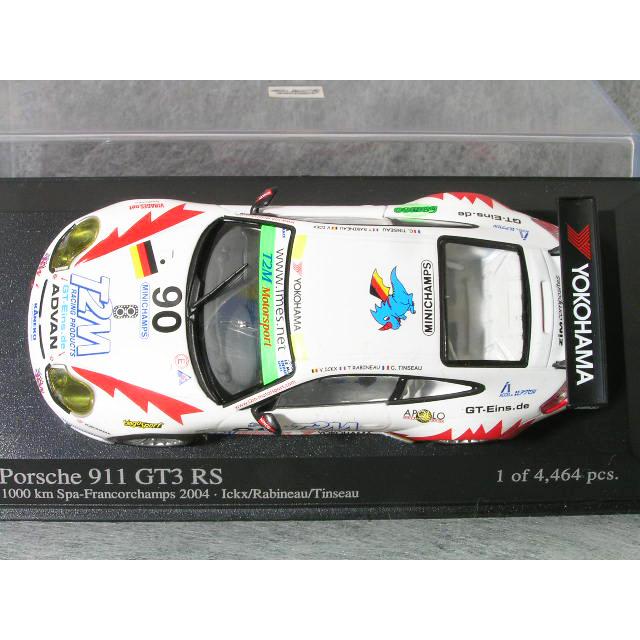 ミニチャンプス ○ 1/43 ポルシェ 〓 911 ( 996 ) GT3 RS / バニーナ
