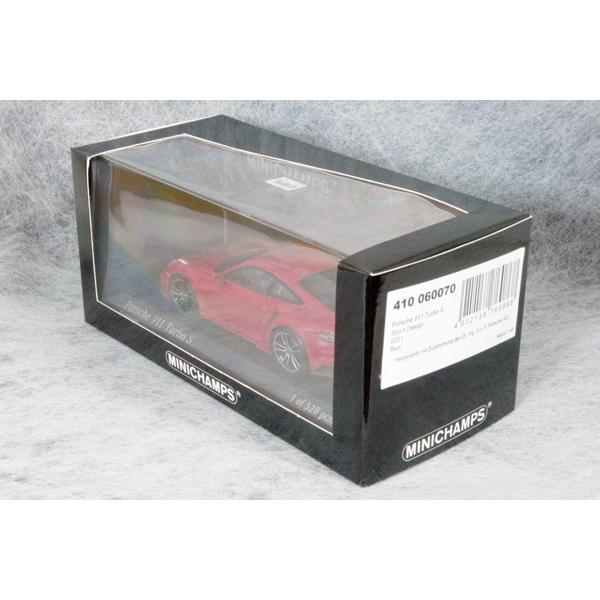 ミニチャンプス ○ 1/43 ポルシェ 〓 911( 992 ) ターボ S スポーツ