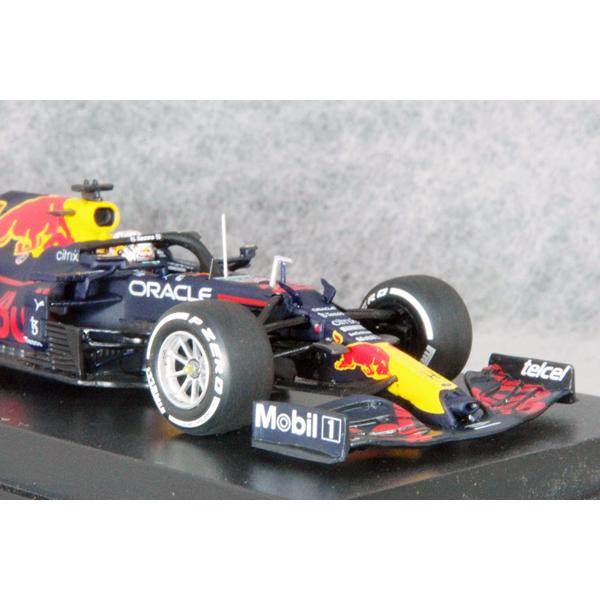 ミニチャンプス ○ 1/43 レッド ブル 〓 ホンダ RB16B / M.フェルフ