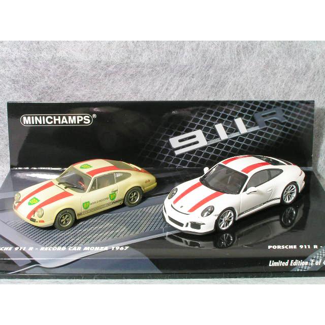ミニチャンプス ○ 1/43 ポルシェ 〓 911 R 2台セット / 2016 ミニチャンプス ○ 1/43 ポルシェ 〓 911 R 2台セット / 2016