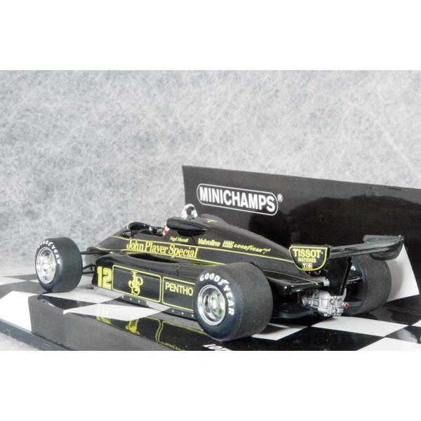 ミニチャンプス ○ 1/43 ロータス 〓 フォード 91 / N.マンセル