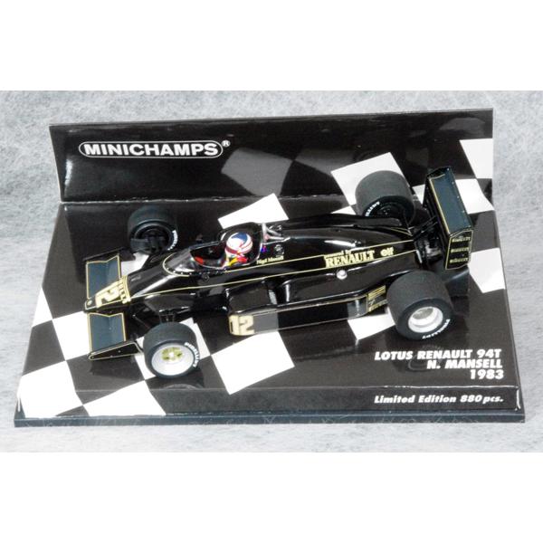 PMA ミニチャンプス 1/43 ロータス ルノー 94T N.マンセル ミニチャンプス PMA 1/43 ロータス ルノー 97T 1985 A.セナ #12