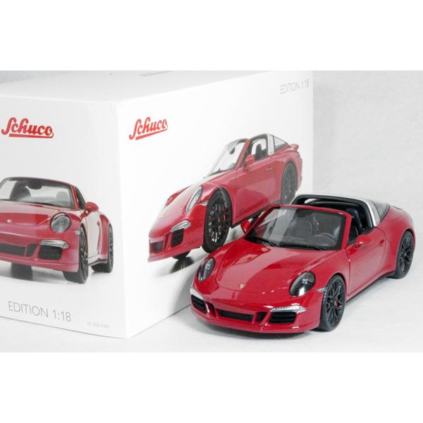 シュコー 1/18 ポルシェ 911 カレラ タルガ 4 GTS カーマインレッド