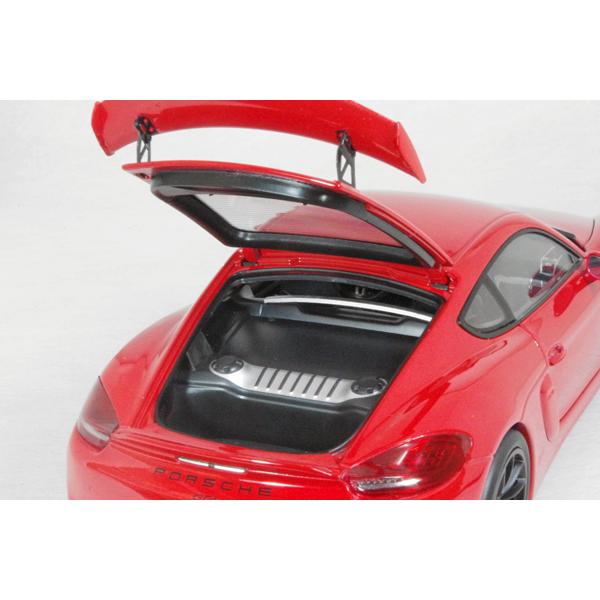 シュコー ○ 1/18 ポルシェ 〓 ケイマン GT4 / レッド Porsche