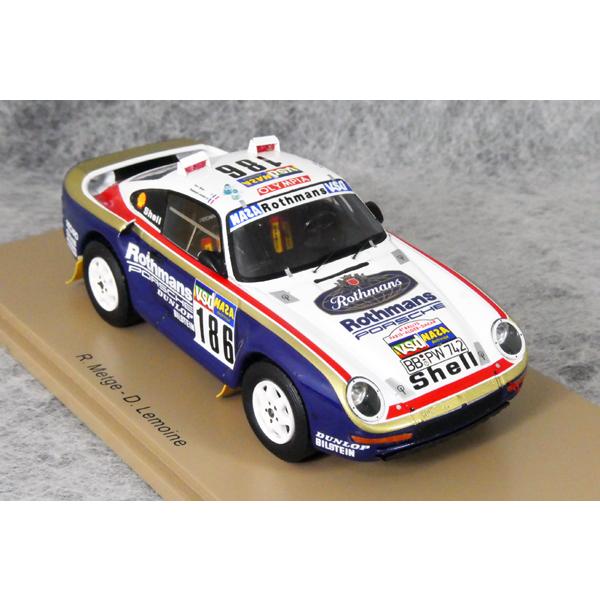 ○ 1/43 ポルシェ 〓 959 / 1986年 パリ ダカール 優勝車 No.186