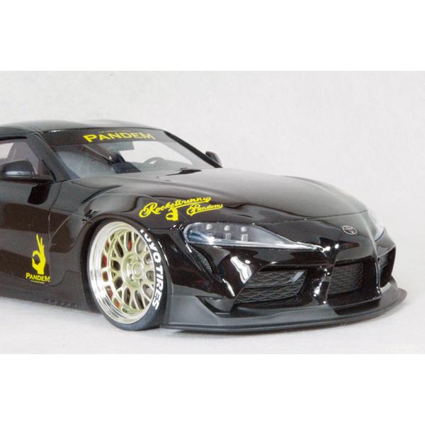 No349 ミニカー1/18箱あり PANDEM SUPRA A90 ignition model 1/18 PANDEM TOYOTA Supra A90 Advan Black Red