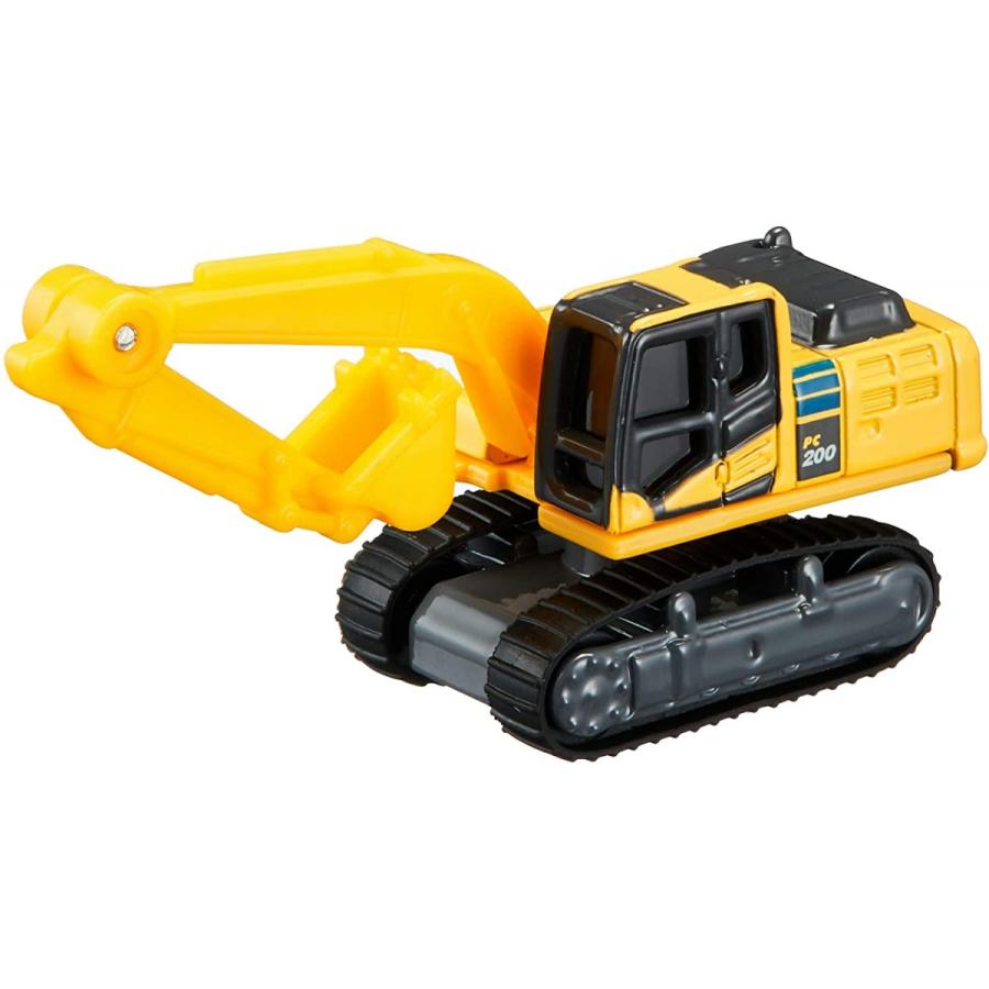 け*ん様 KOMATSU PC200 ミニカー 可動アーム付き 新品】トミカ No.9 コマツ 油圧ショベル PC200-10型 (箱) 新車シール