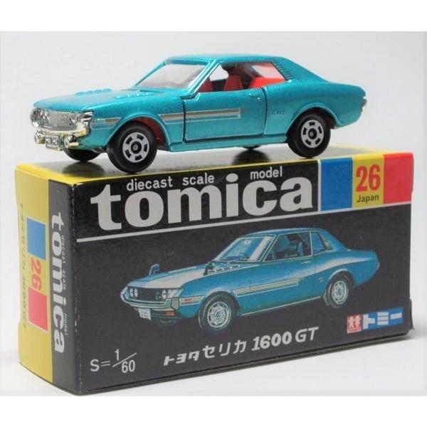 新品】トミカ 30周年記念 復刻黒箱トミカ 26 トヨタ セリカ 1600GT S=1