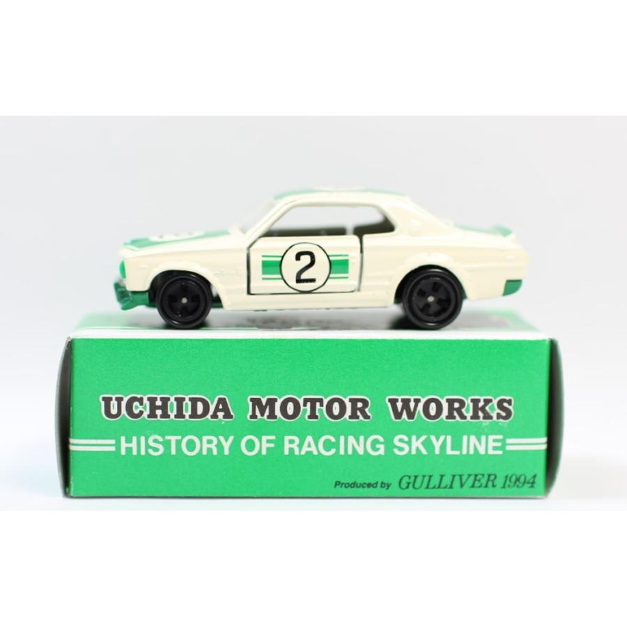 新品 トミカ ガリバー特注 ＃2 UCHIDA MOTOR WORKS KPGC-10 レーシング