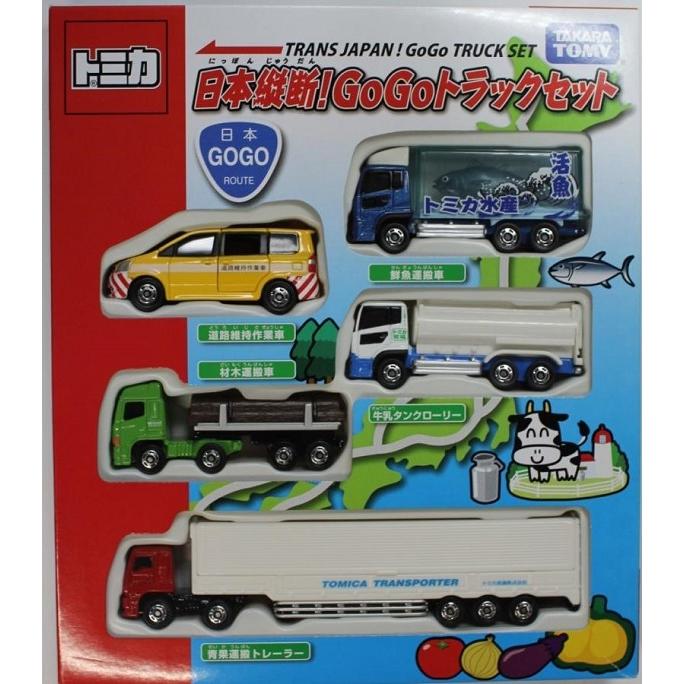 新品 トミカ ギフト 日本縦断 GO!GO!トラックセット 新品 トミカ ギフト 日本縦断 GO!GO!トラックセット