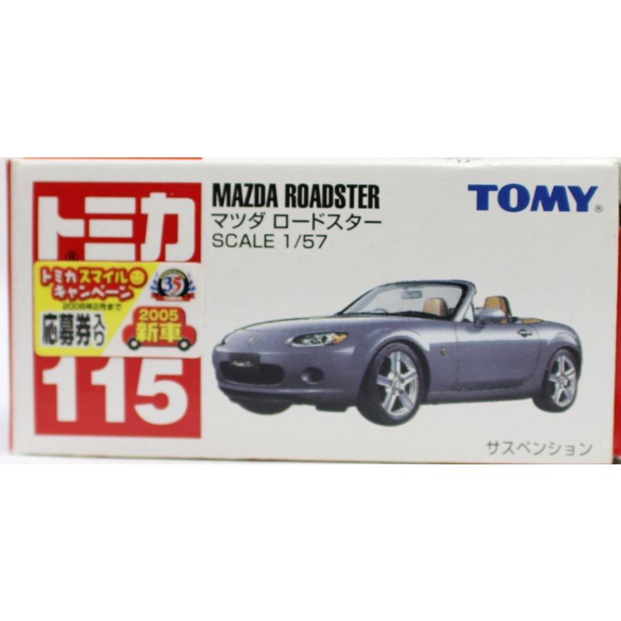 新品 トミカ No 115 マツダロードスター サック箱 新車シール 0 11 Mini Cars Yahoo ショッピング店 通販 Yahoo ショッピング