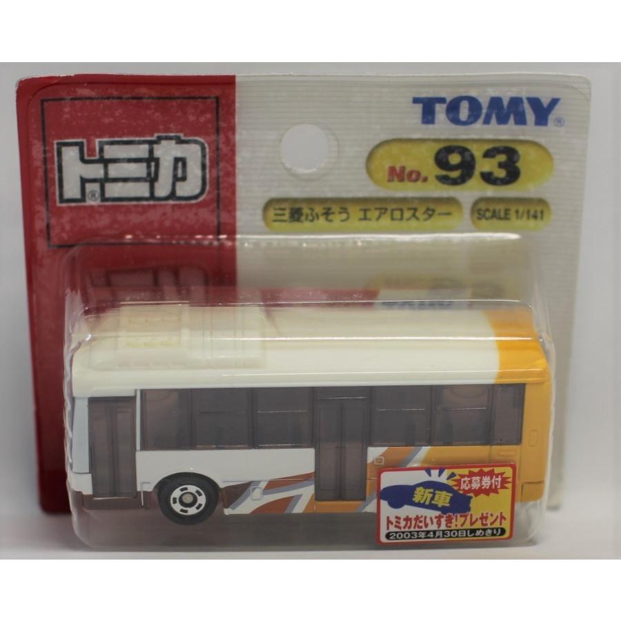 トミカ No.93 三菱ふそう エアロスター 新品 トミカ (ブリスター) No.93 三菱ふそうエアロスター 新車シール