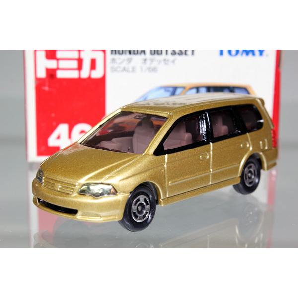 HONDA  金色オデッセイ 新品 トミカ 46 ホンダ オデッセイ ゴールド新車シール2400010038389