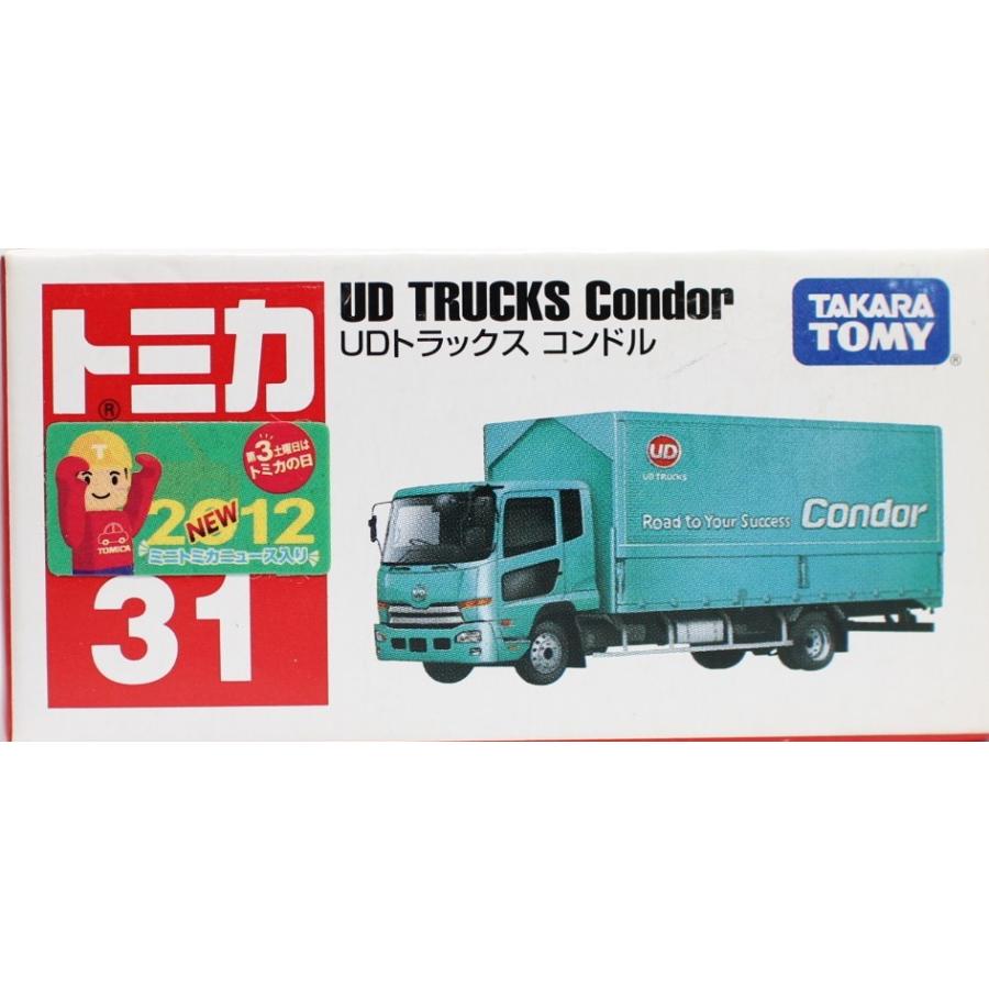 新品】トミカ No.31 UDトラックス コンドル (箱) 新車シール