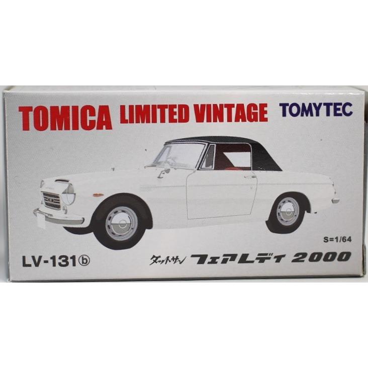 新品　トミカリミテッドヴィンテージ TLV-131b ダットサン フェアレディ 2000 (白)  240001008611｜minicars