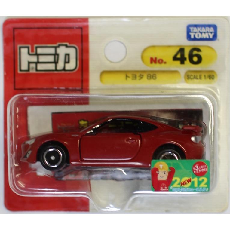 新品 トミカ 46 トヨタ 86 (ブリスター)新車シール 240001033039