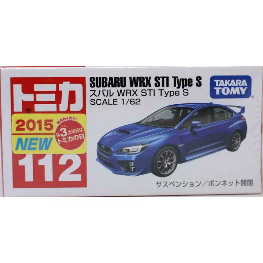 新品 トミカ No.112 スバル WRX Sti Type S新車シール 240001021089