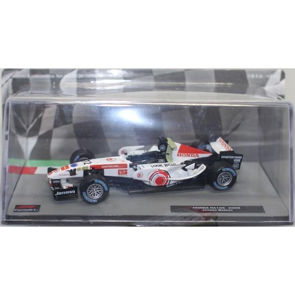 Atlas 1/43 - Honda RA106 2006 Jensen Button Diecast Scale Model F1 Car 7427265060144