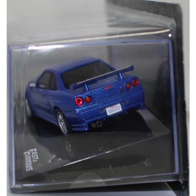 新品 1/43 ワイルド・スピード 日産 GT-R R34 ディアゴスティーニ