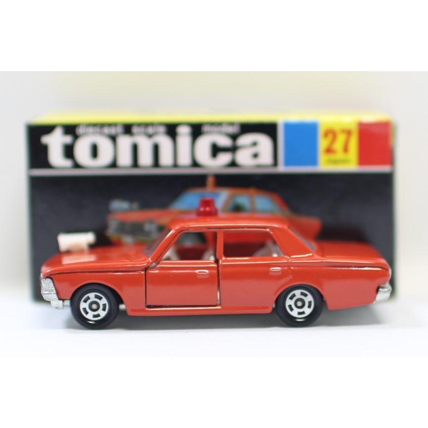 黒箱　トミカ トヨタ　クラウン　ファイアチーフカー　27 日本製 TOMY (トミー) トミカ クラウン ファイアチーフカー TOYOTA