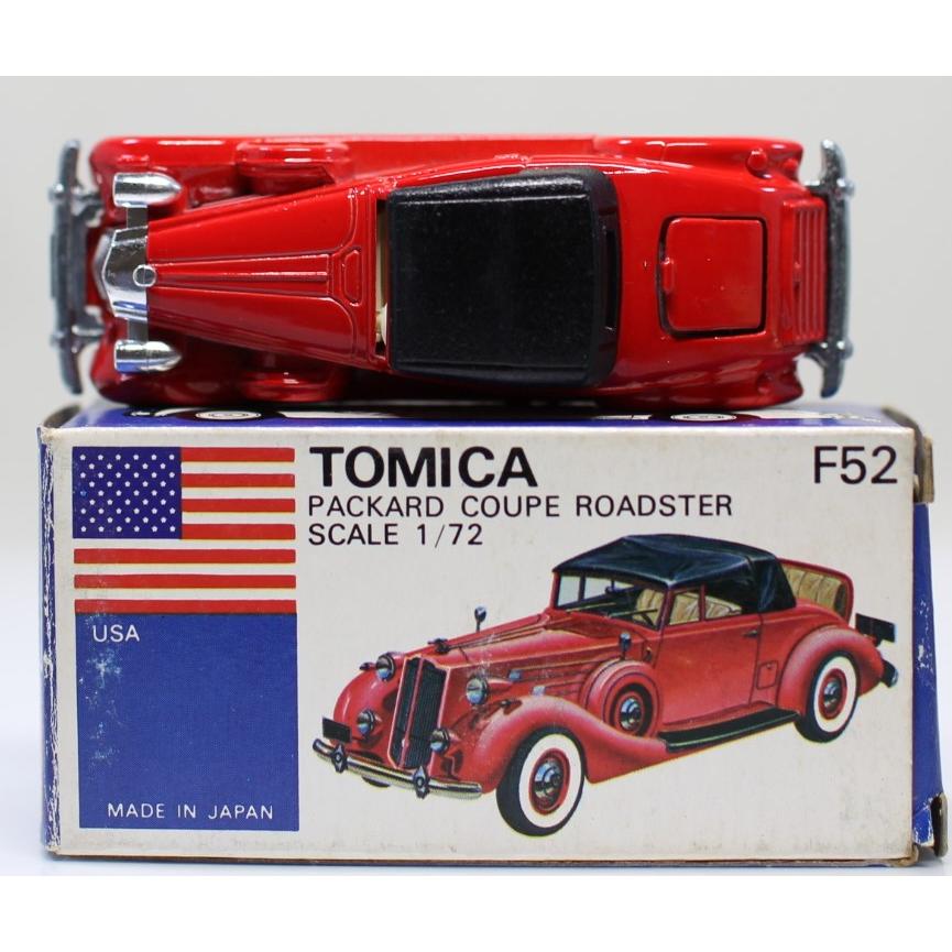 USED トミカ 青箱 F52 パッカード クーペ ロードスター 1/72 USED トミカ 青箱 F52 パッカード クーペ ロードスター 1/72
