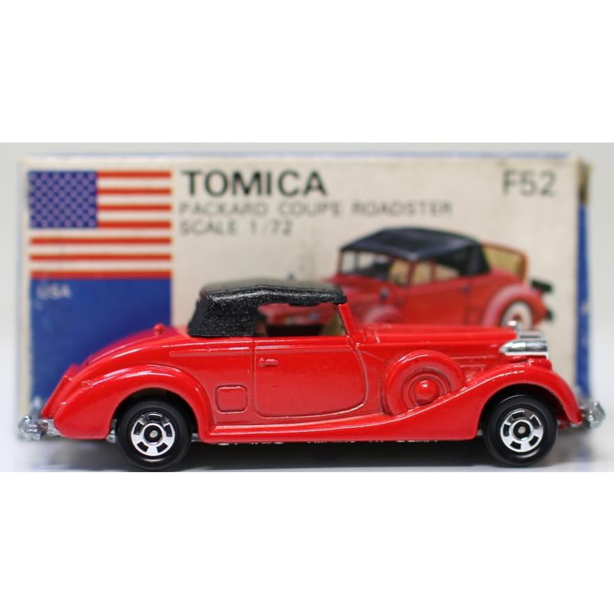 USED トミカ 青箱 F52 パッカード クーペ ロードスター 1/72 USED トミカ 青箱 F52 パッカード クーペ ロードスター 1/72