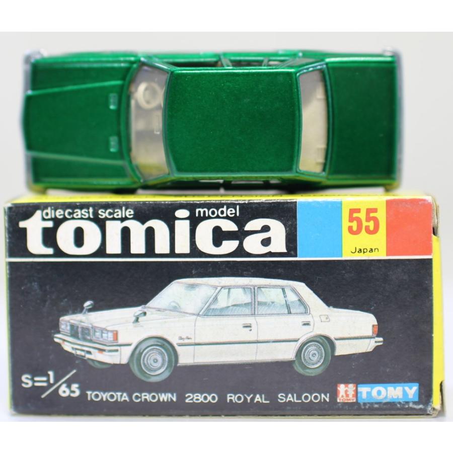 USED】トミカ 黒箱 55 トヨタ クラウン 2800 ロイヤルサルーン 1/65
