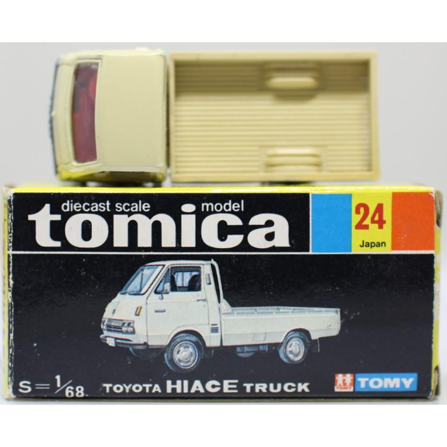 USED】トミカ 黒箱 24 トヨタ ハイエース トラック 1/68 日本製 USED】トミカ 黒箱 24 トヨタ ハイエース トラック 1/68 日本製