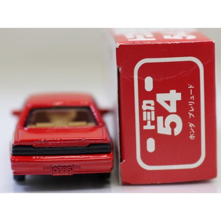 USED トミカ 日本製 54 ホンダ プレリュード 1/59 箱 赤TOMYロゴ