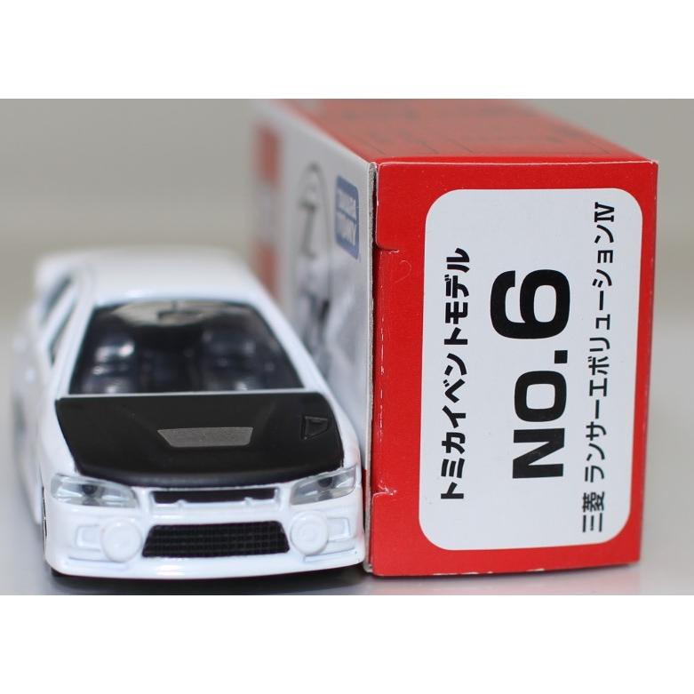 イベントモデル 4台セット USED トミカ イベントモデル 6 三菱 ランサーエボリューションIV