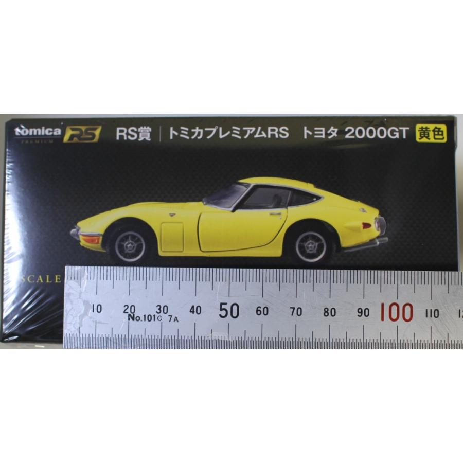 USED 1/43 トミカプレミアムRS トヨタ 2000GT 黄色 95mm トミカくじ 01