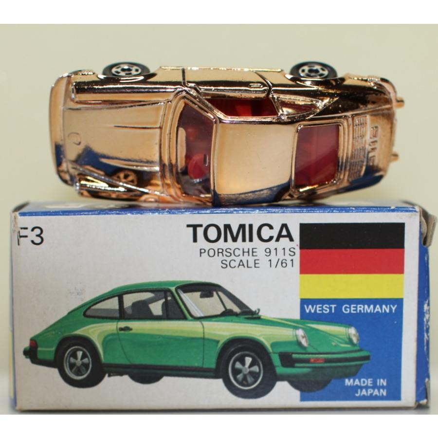 USED トミカ 青箱 F3 ポルシェ 911S 1/61 日本製 金メッキ