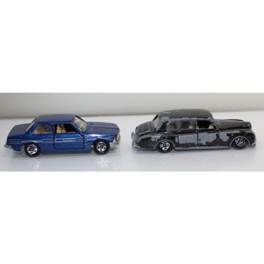 USED ジャンク 2台傷有 トミカ 日本製 ロールス・ロイス BMW