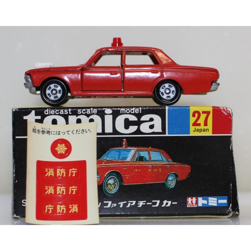 USED 復刻黒箱トミカ 27 クラウンファイアチーフカー 240001032926