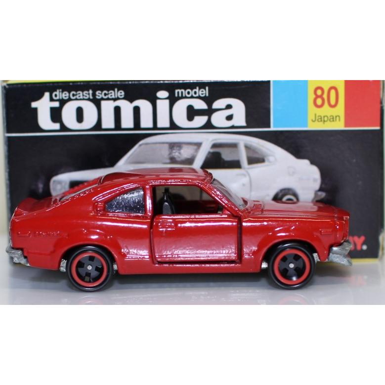 USED トミカ 黒箱 80 シェリフ特注 マツダ サバンナ GT レーシング 赤