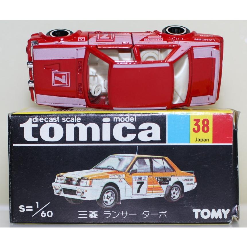 USED トミカ 黒箱 38 三菱 ランサー ターボ 1/60 日本製 240001033020