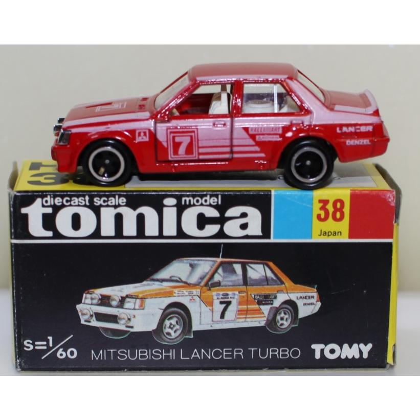 USED トミカ 黒箱 38 三菱 ランサー ターボ 1/60 日本製 240001033020