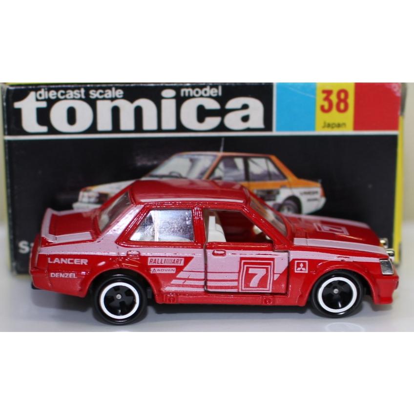 USED トミカ 黒箱 38 三菱 ランサー ターボ 1/60 日本製 240001033020