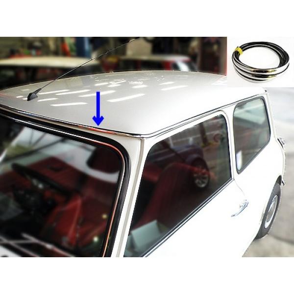 ローバーミニ、メッキモール ローバーミニ/クラシックミニ メッキルーフモール : MINI DELTA