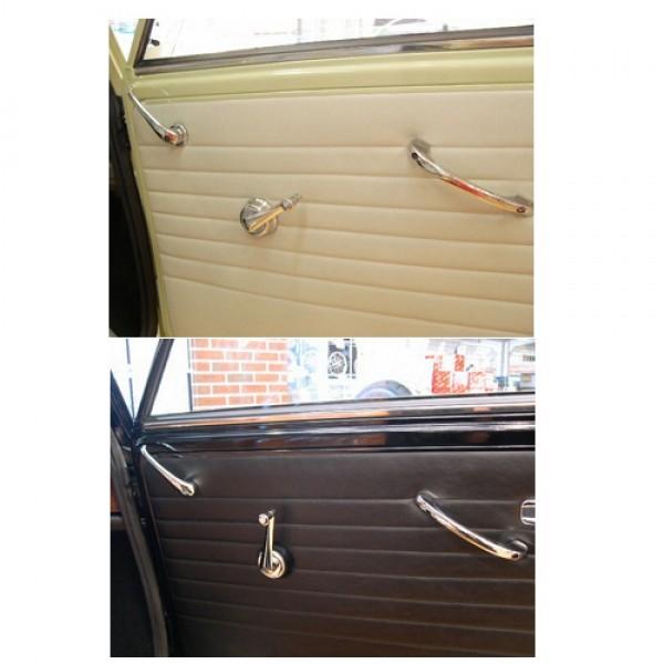 ローバーミニ/クラシックミニ クロームメッキハンドル 3点セット