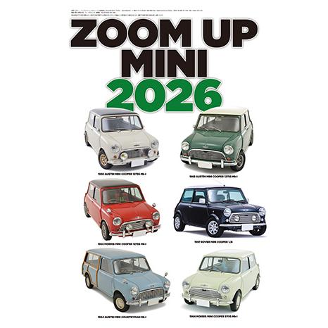 ローバーミニ/クラシックミニ ZOOM UP MINI 2026年カレンダー : MINI