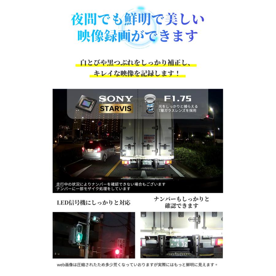 MINIEYE 2Pro ドライブレコーダー 前後カメラ 4K AI搭載 安全装置付き