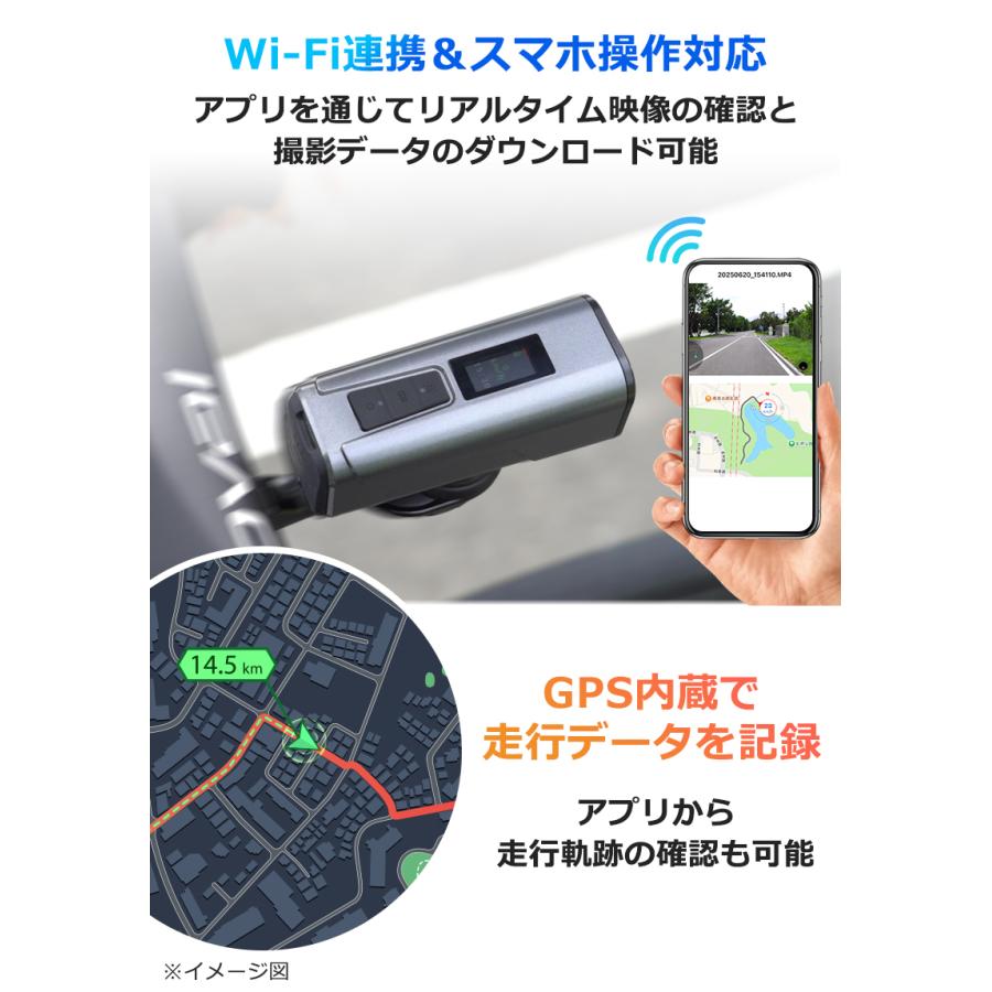 MINIEYE Spedal S1 ドライブレコーダー 自転車 LED ライト バイク