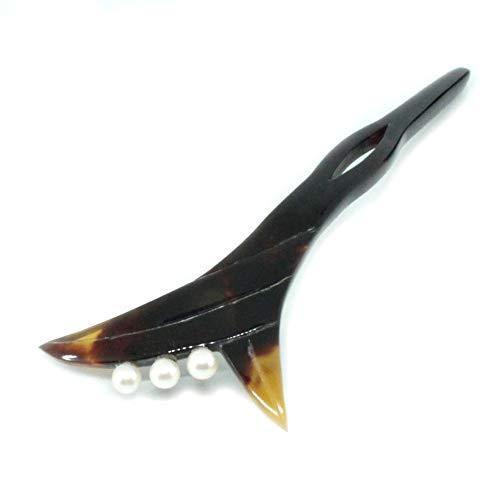 爆安プライス アコヤ真珠付 本べっ甲 かんざし 一本挿し 簪 ヘア アクセサリー 桐箱入 黒留袖などの和装 着物 フォーマルな髪型に 和 髪飾り 珍しい Www Simon Page Com