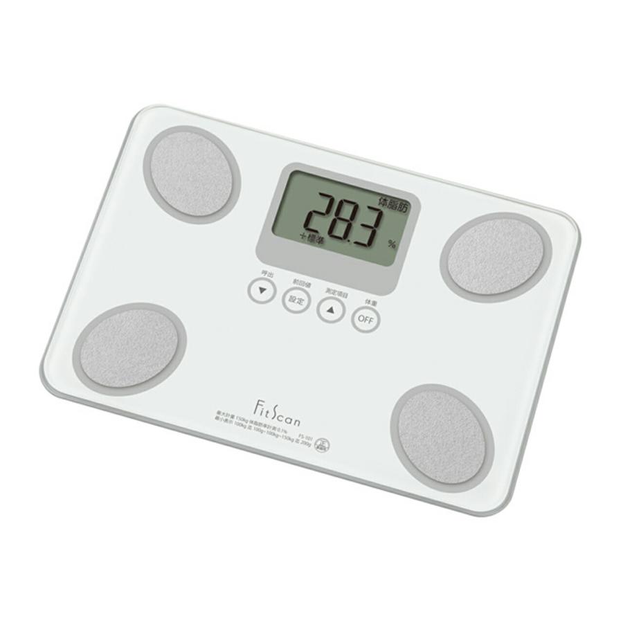TANITA（タニタ） 体重計 体脂肪計 FS-101A Fit Scan 正確 体組成計