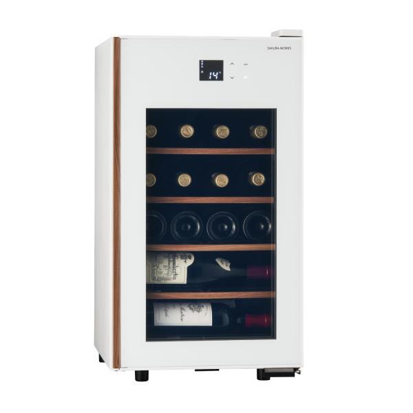 さくら製作所 ワインセラー 58L ワイン22本 氷温 M5 GX22 正規品 静音 ワインクーラー 省スペース 右開き おしゃれ 温度 -5°C〜25℃ 低温冷蔵 ||||||||||の画像