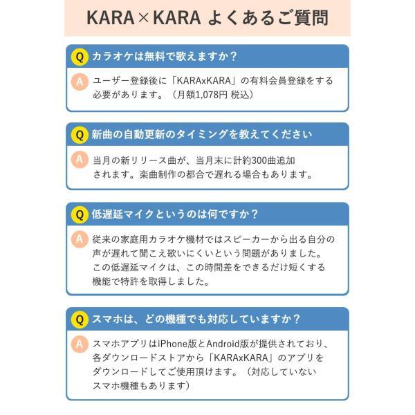 共同テレビジョン KARAｘKARA(カラカラ)カラオケサウンドバー 家庭用 マイク2本付 カラオケマシン おうちカラオケ 自宅 通信カラオケ 歌 練習 KARAA2023|_13