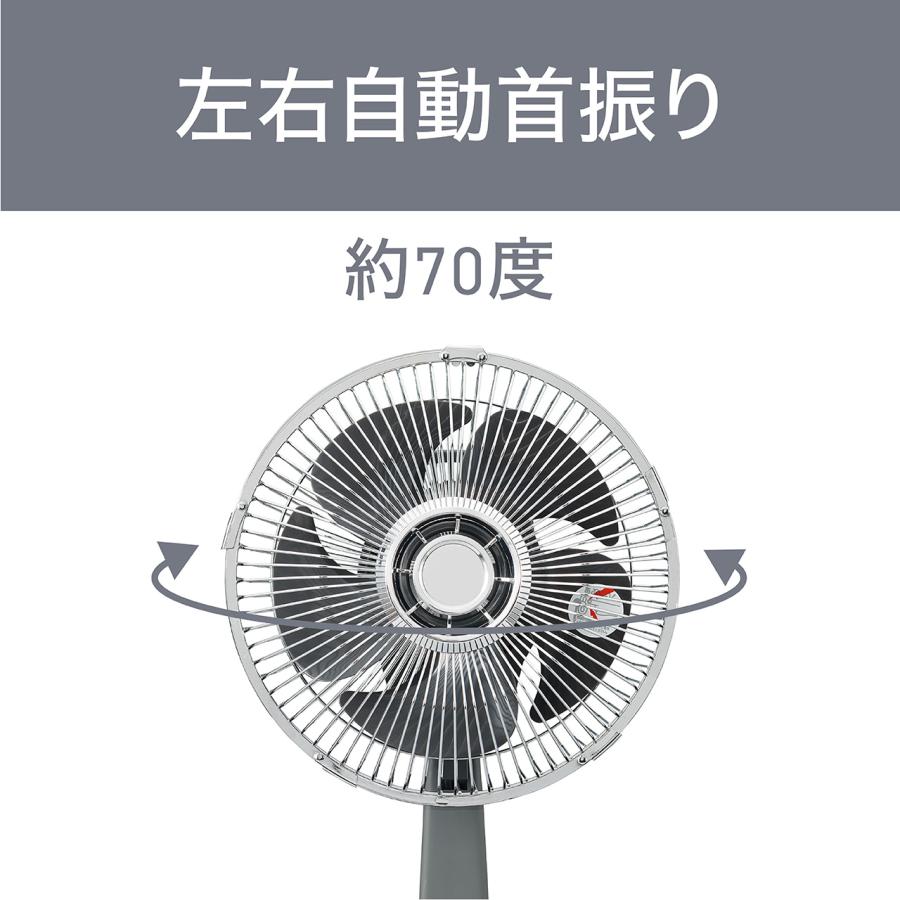 KOIZUMI（コイズミ） [26年モデル] レトロ 扇風機 KLF-2066/M 木目調
